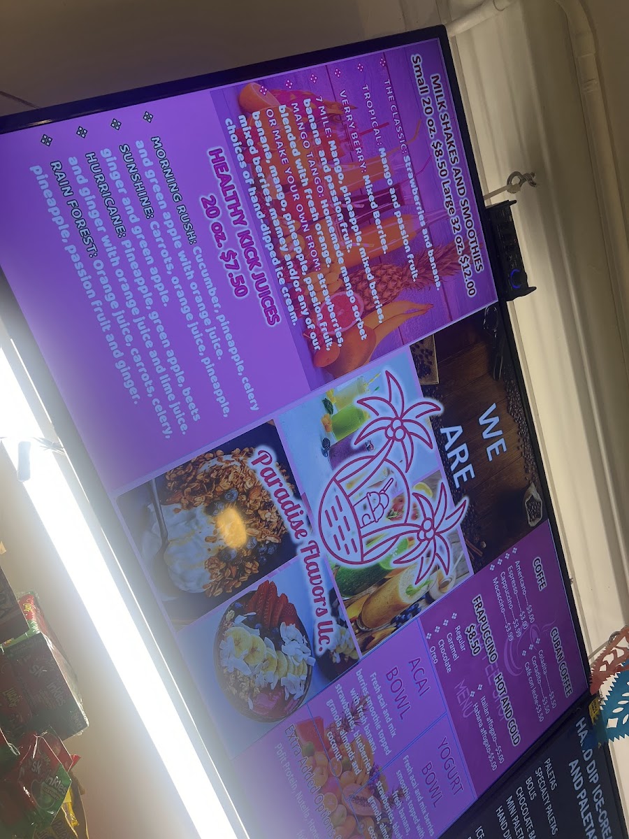Paradise flavors Menu - Image 5